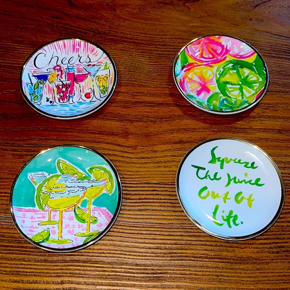 Lilly Pulitzer Other - Lilly Pulitzer Ceramic Coasters Set of 4! 🌺